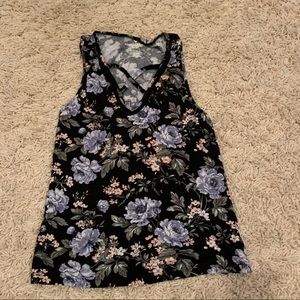 Flower Print Tank Top
